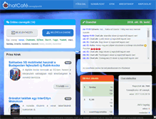 Tablet Screenshot of chatcafe.hu